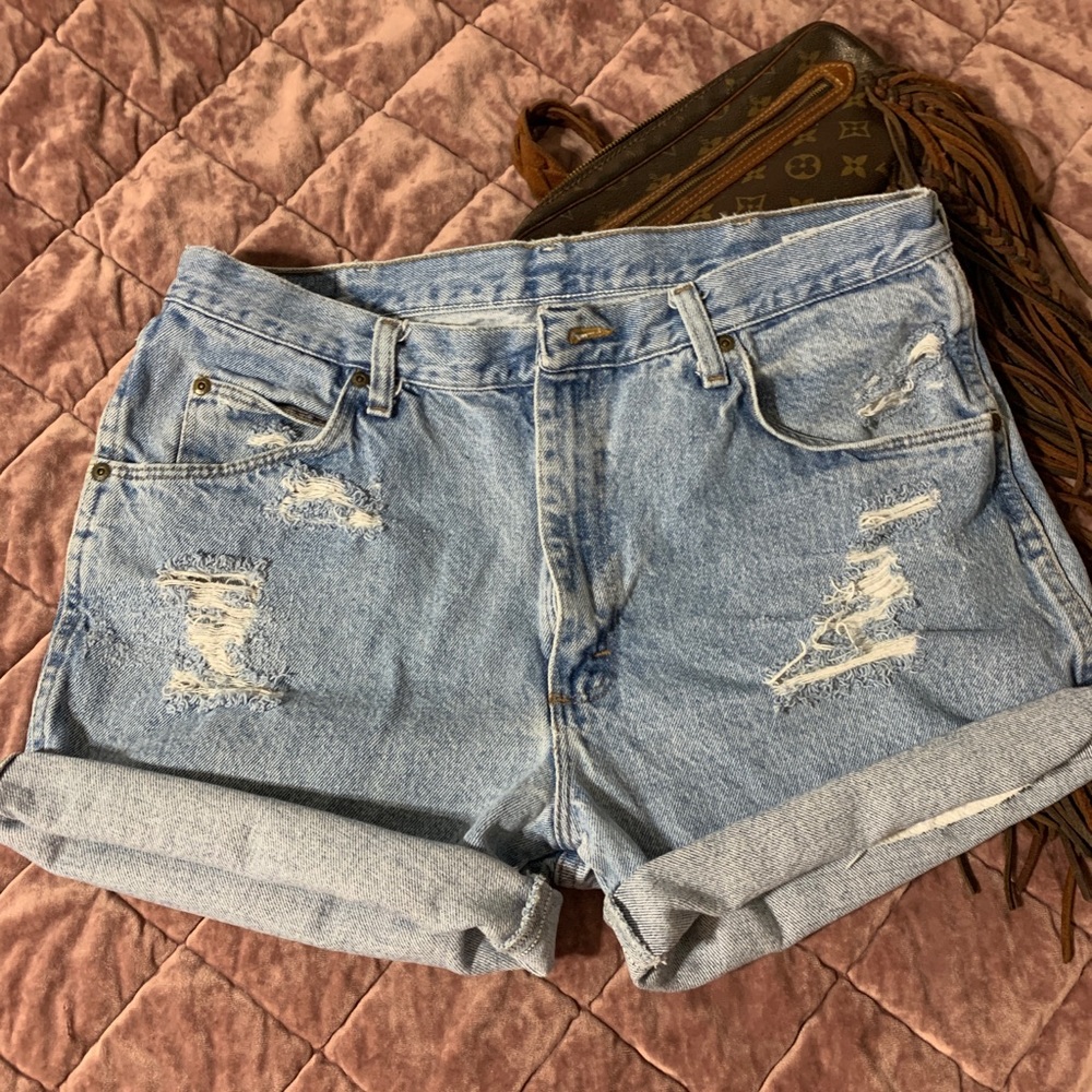 Wrangler jean shorts